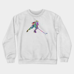 Hockey player Crewneck Sweatshirt